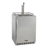 Kegco 24" Wide Tap All Stainless Steel Outdoor Built-In Right Hinge Kegerator with Kit - HK38SSU-1